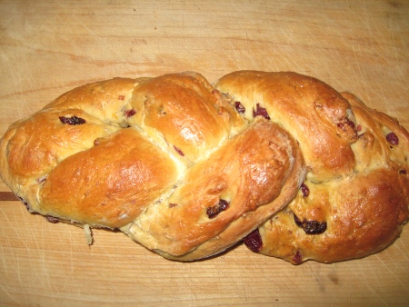 Cranberry Braid Bread