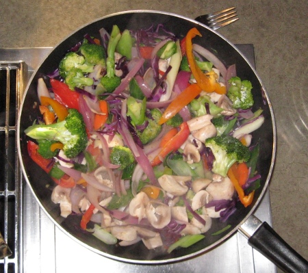 Teryaki Tofu Stir-Fry